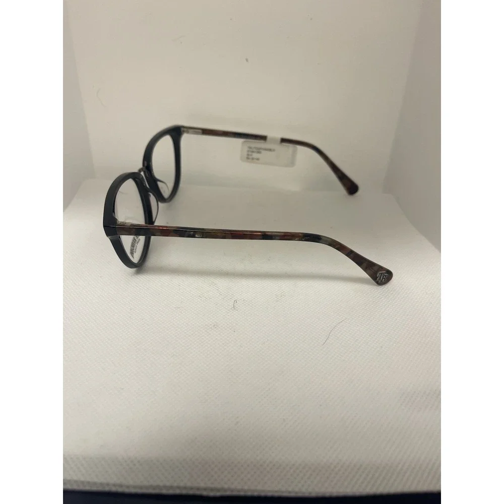 TRUE RELIGION EYEGLASSES FRAME T023 BLK BLACK BURGUNDY MARBLE 54/18/140 202‎